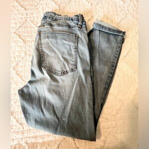 Cropped jeans light wash size 31 petite